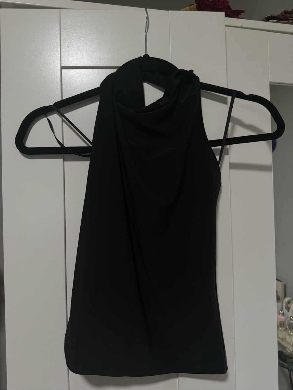 Aritzia Cowl Neck black Halter